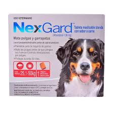 Nexgard 25 a 50 Kg