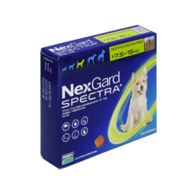 Nexgard Spectra 7.5 a 15 Kg 