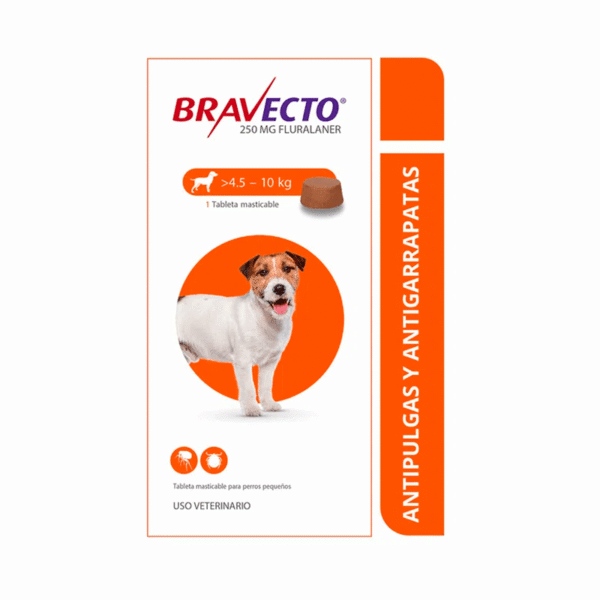 BRAVECTO 250MG TAB/4.5-10K