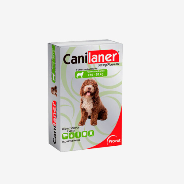 CANILANER X 1 TABLETA 500 MG (10-20 KG)