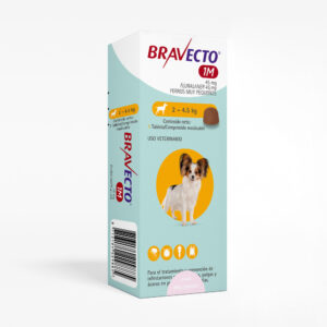 BRAVECTO 1 MES TAB 45MG (2-4.5 KG)