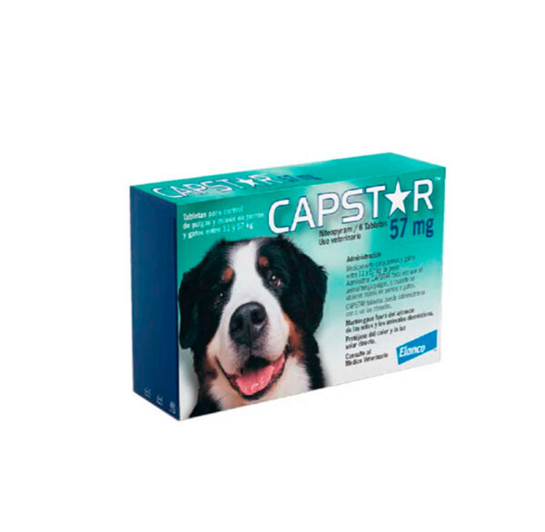 CAPSTAR 57 MG CAJA X 6 TAB