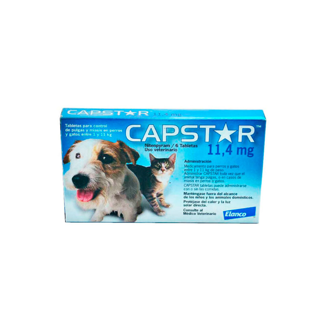 CAPSTAR 11,4 MG CAJA X 6 TAB