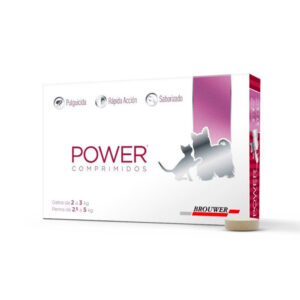 POWER COMPRIMIDOS 2-3 KG GATO / 2.5 - 5 KG PERRO