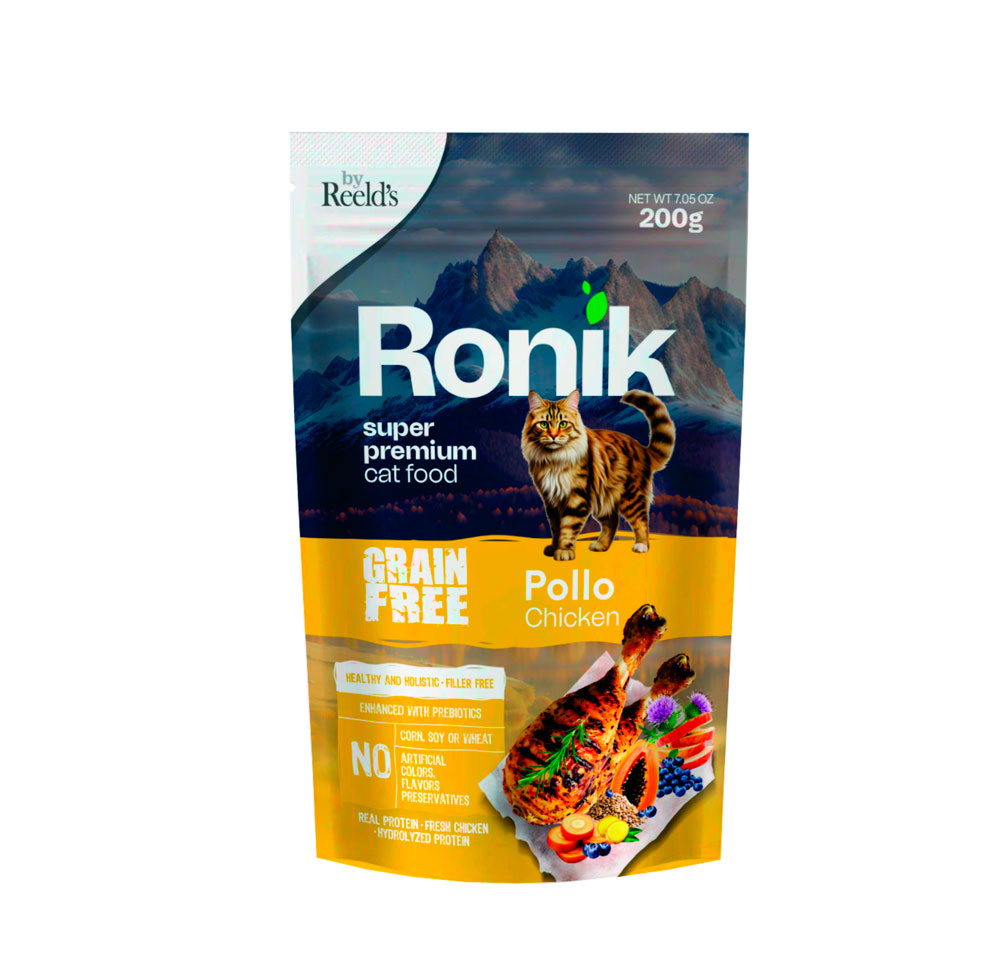 RONIK GATOS POLLO X 200 GR